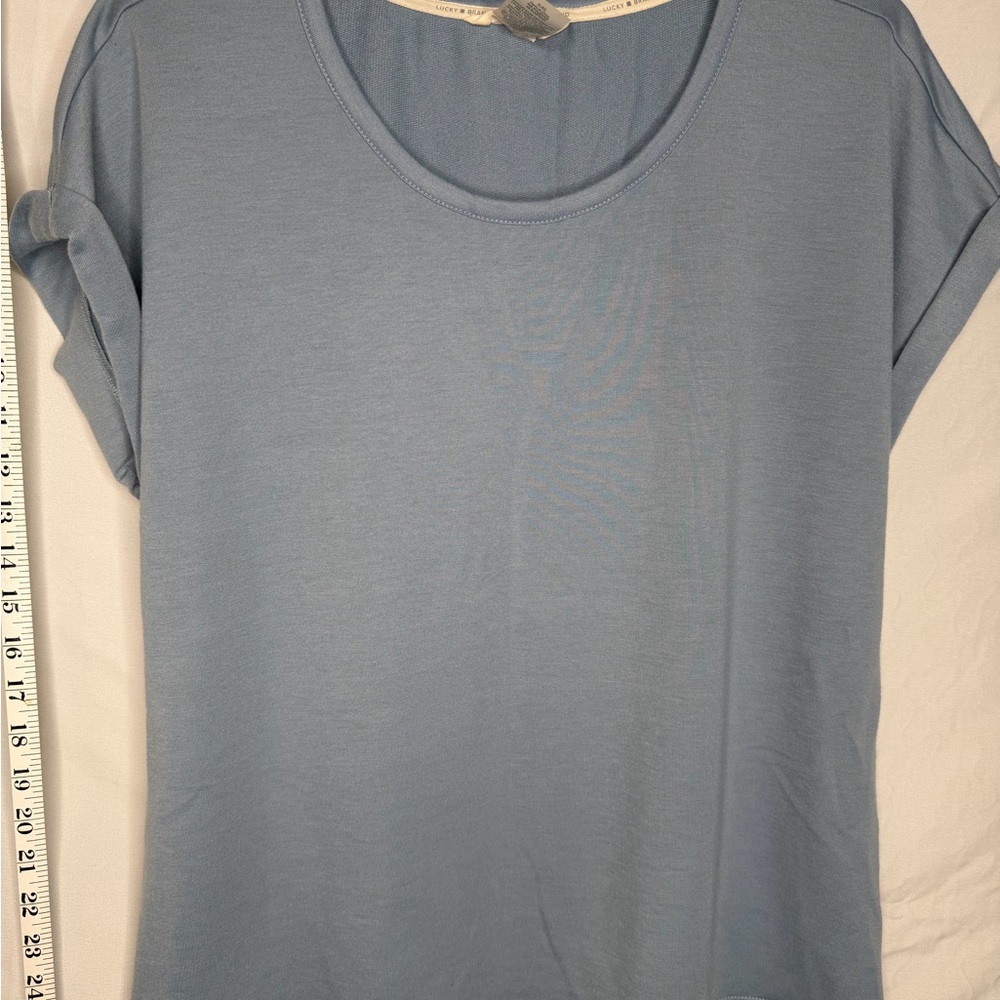 Lucky Brand Light Blue Short Sleeve Tee